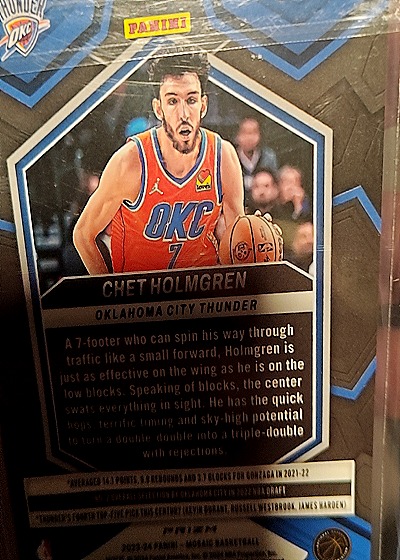 2023-24 Panini Prizm Monopoly #62 Chet Holmgren — front