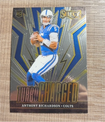 2023 Panini Select #TUR-ARI Anthony Richardson Turbo Charged — front