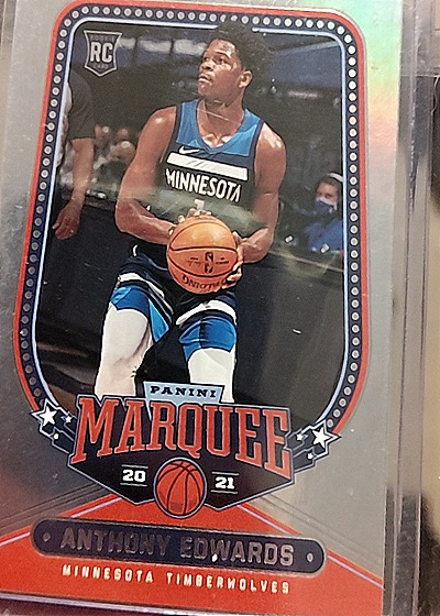 2020-21 Panini Chronicles Marquee #254 Anthony Edwards — front
