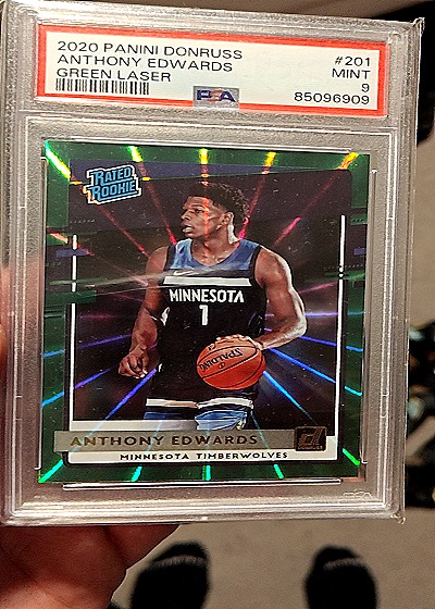 2020 Panini Donruss #201 Anthony Edwards — front