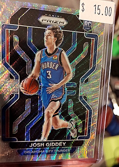 2021-22 Panini Prizm #301 Josh Giddey — front