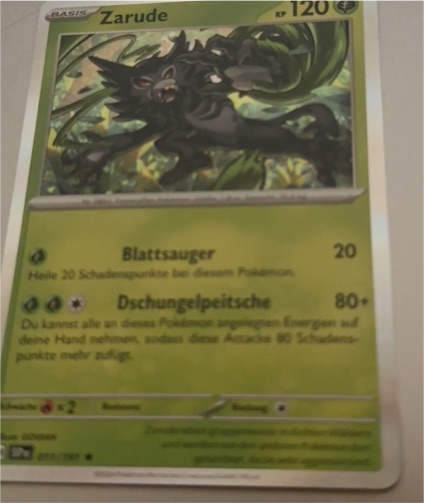 2024 Pokémon TCG Surging Sparks #011 Zarude — front