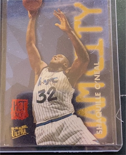 1995-96 Fleer Ultra Jam City #9 Shaquille O'Neal — front