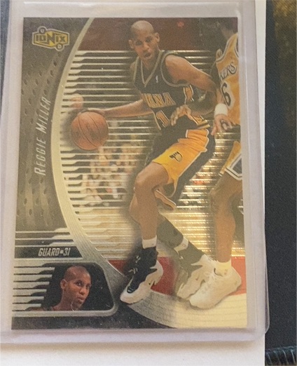 1998-99 Upper Deck Ionix #28 Reggie Miller — front
