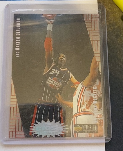 1997 Upper Deck Collector's Choice #3FC Hakeem Olajuwon — front