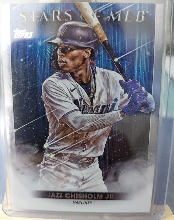 2022 Topps Stars of MLB #SMLB-10 Jazz Chisholm Jr. — front