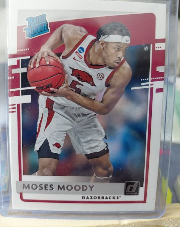 2021 Panini Chronicles Draft Picks Donruss Rated Rookie #36 Moses Moody — front