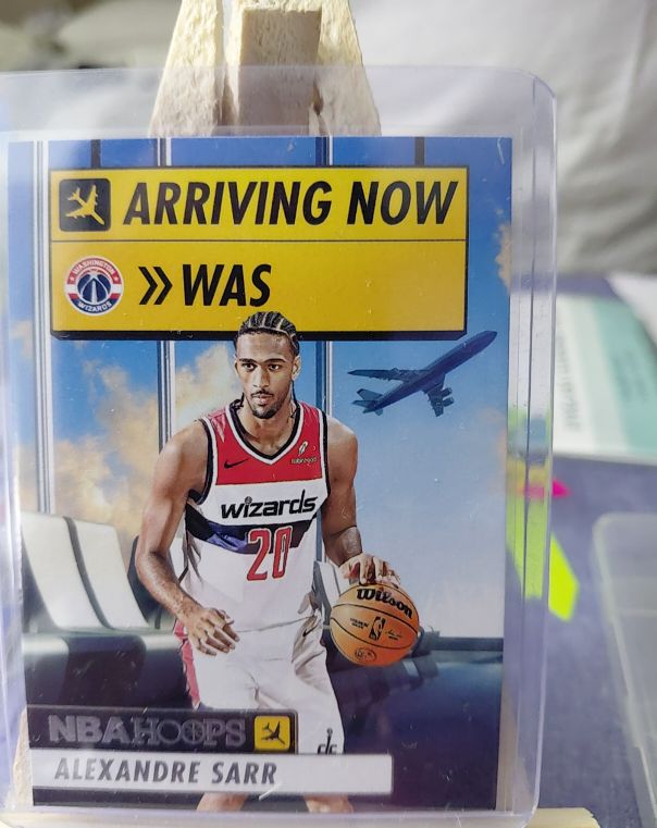 2024-25 Panini NBA Hoops #23 Alexandre Sarr Arriving Now — front
