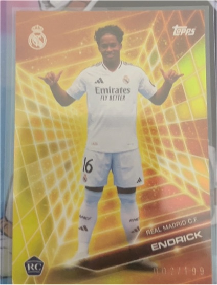 2024-25 Topps Real Madrid Fan Set #GF-5 Endrick — front