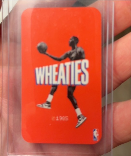 1985 Wheaties Michael Jordan Card — front