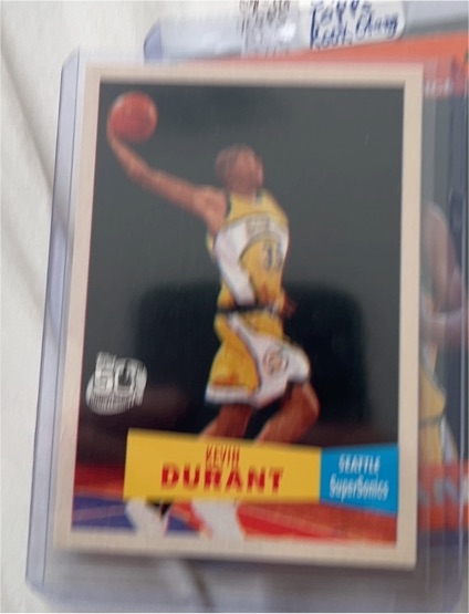 2007-08 Topps 1957-58 Variation #112 Kevin Durant — front