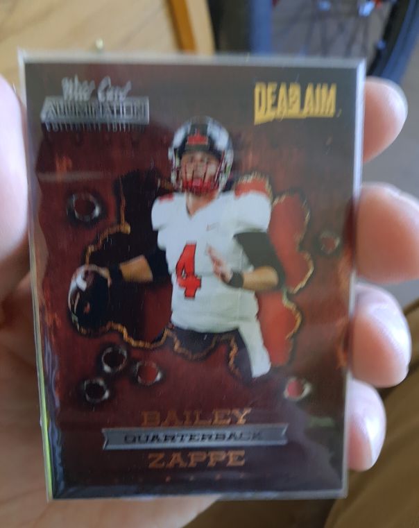 2021 Wild Card Alumination #ANDA-2 Bailey Zappe Dead Aim — front
