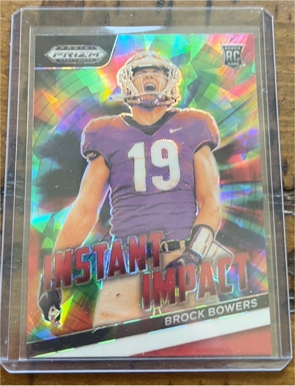 2024 Panini Prizm Draft Picks #II-BB Brock Bowers Instant Impact — front
