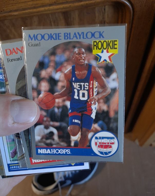 1990-91 NBA Hoops #193 Mookie Blaylock — front