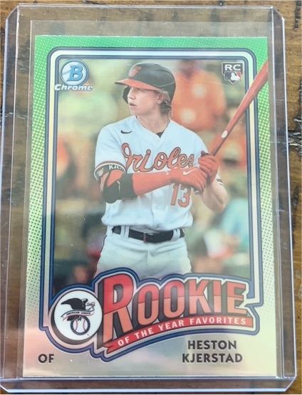 2024 Bowman Chrome Rookie of the Year Favorites #ROY-14 Heston Kjerstad — front