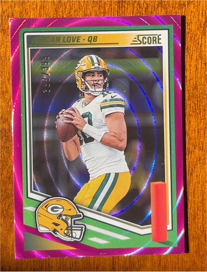 2025 Panini Score #119 Jordan Love — front