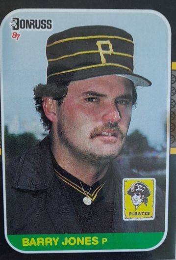 1987 Donruss #602 Barry Jones — front