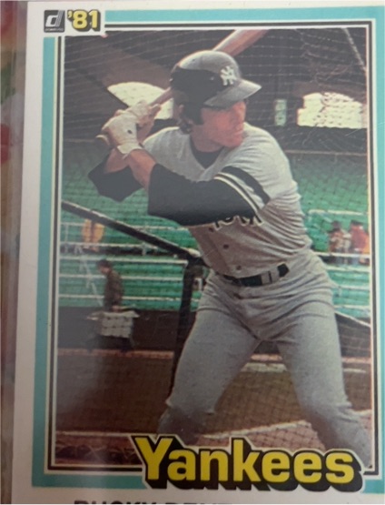 1981 Donruss #465 Bucky Dent — front