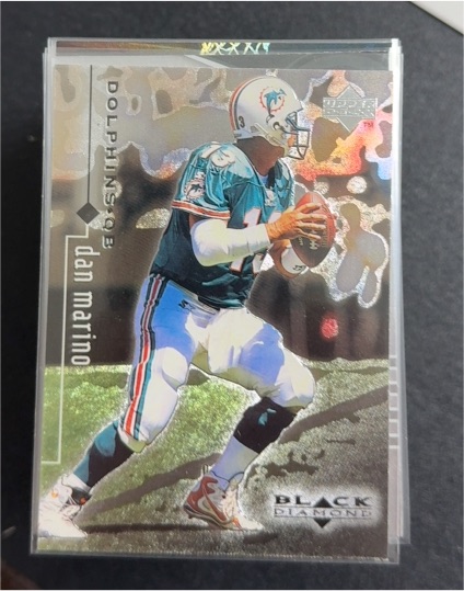 1998 Upper Deck Black Diamond #43 Dan Marino — front