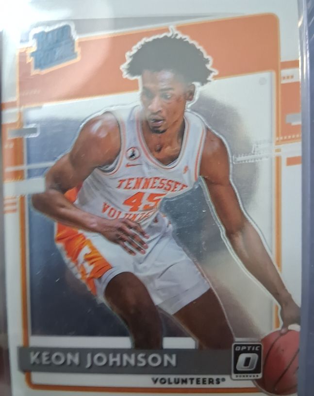 2021-22 Panini Chronicles Draft Picks Optic #206 Keon Johnson — front