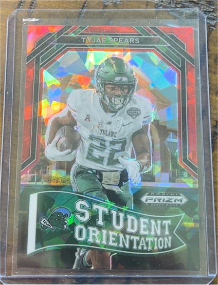 2023 Panini Prizm Draft Picks Student Orientation #SO-23 Tyjae Spears — front