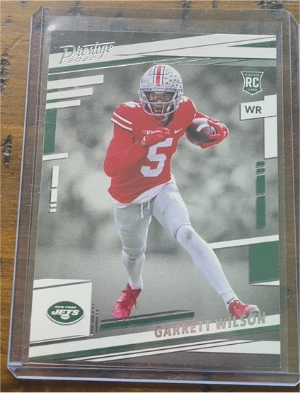 2022 Panini Prestige #308 Garrett Wilson Rookie Card — front