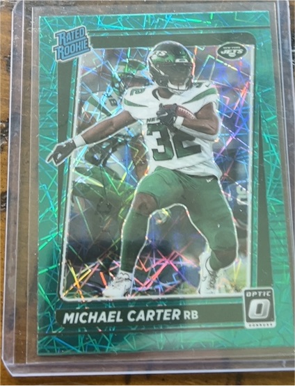 2021 Donruss Optic #235 Michael Carter — front