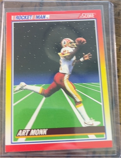 1990 Score #557 Art Monk — front