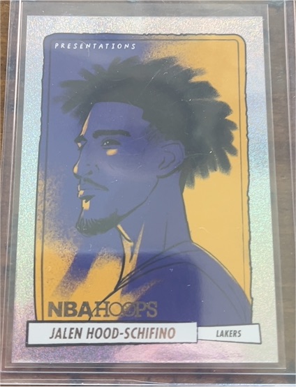 2023-24 Panini NBA Hoops #14 Jalen Hood-Schifino Presentations — front