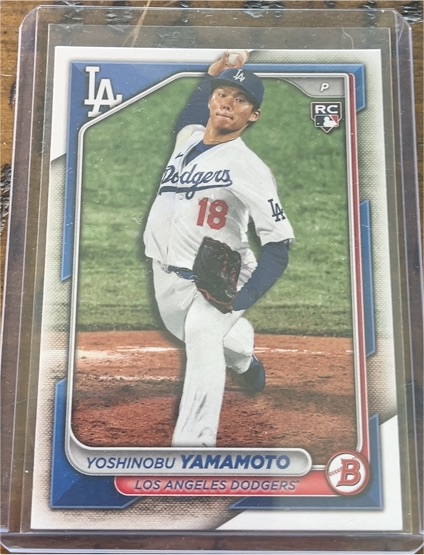 2024 Bowman #36 Yoshinobu Yamamoto — front
