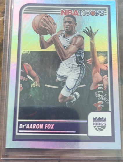 2023-24 Panini NBA Hoops #174 De'Aaron Fox — front