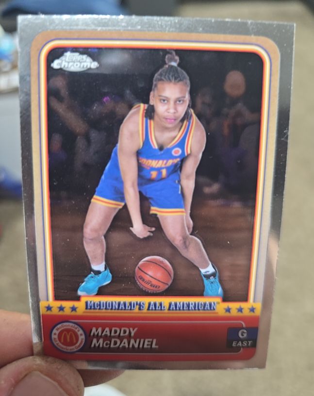 2024 Topps Chrome McDonald's All-American #7 Maddy McDaniel — front