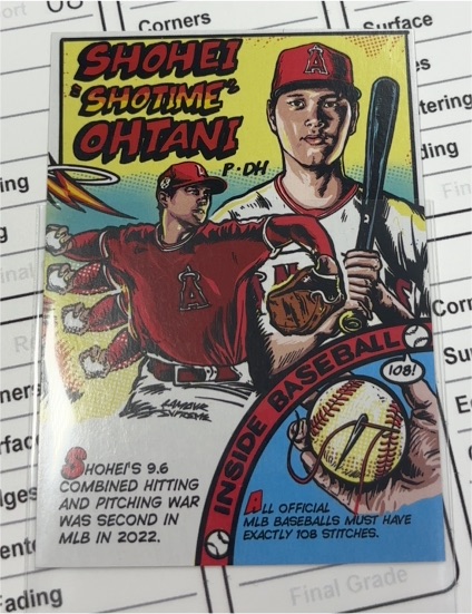 2023 Topps Archives '79 Topps Comic #79TC-1 Shohei Ohtani — front
