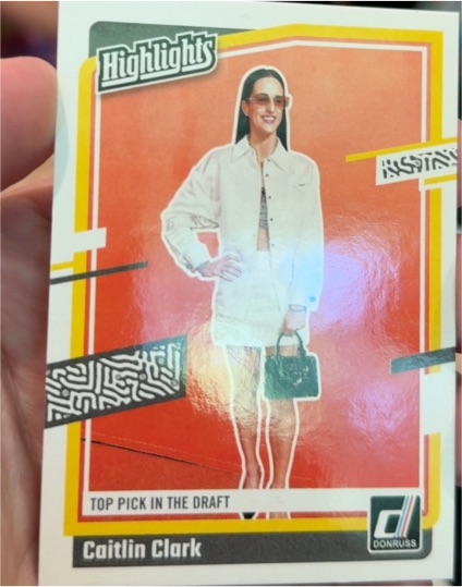 2024 Panini Donruss Caitlin Clark Collection Highlights #H15 — front