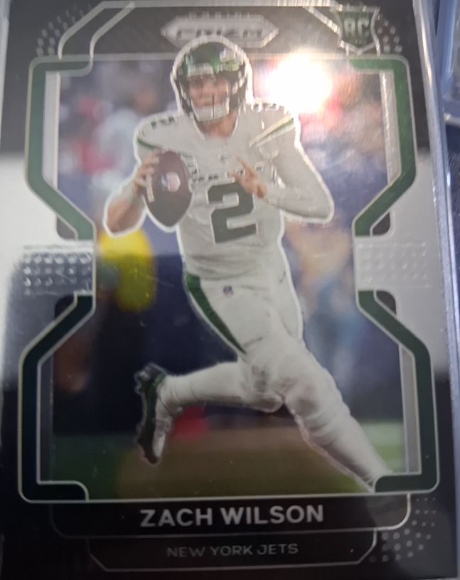 2021 Panini Chronicles Prizm Black #PB-2 Zach Wilson — front
