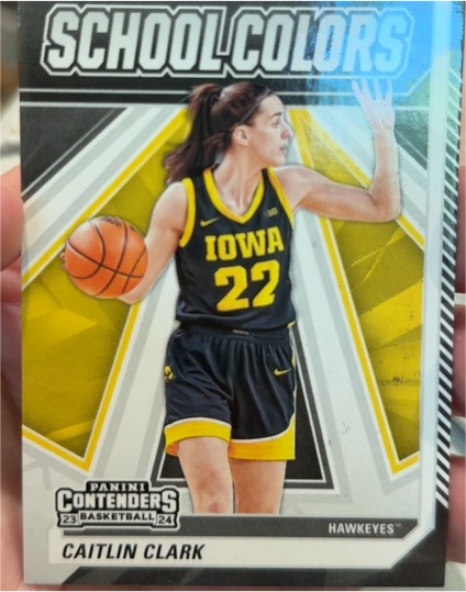 2024 Panini Caitlin Clark Collection #SC1 Caitlin Clark School Colors — front