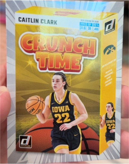 2024 Panini Caitlin Clark Collection Donruss Crunch Time #SS-CT1 Caitlin Clark — front