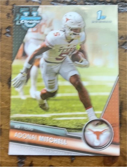 2023 Bowman Chrome University #10 Adonai Mitchell — front