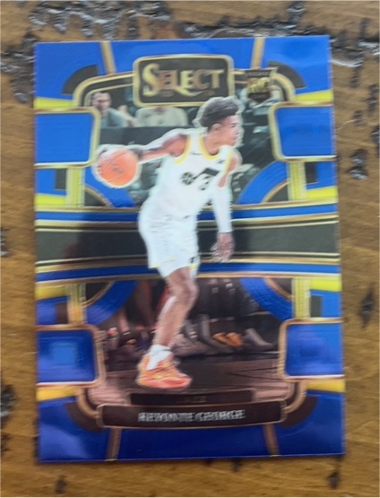 2023-24 Panini Select #75 Keyonte George Blue Concourse Rookie — front