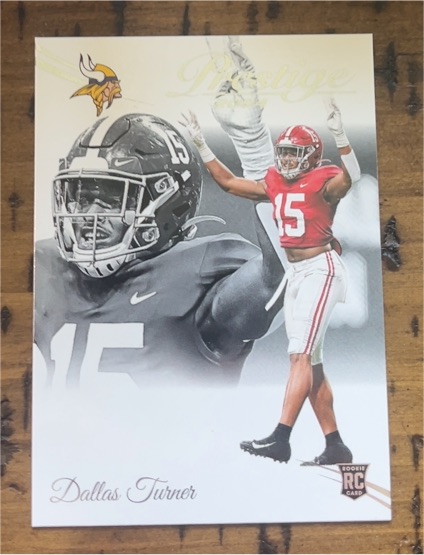 2024 Panini Prestige #308 Dallas Turner — front