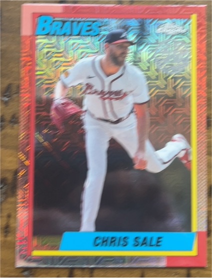 2025 Topps Series 2 1990 Chrome #T90C-109 Chris Sale — front