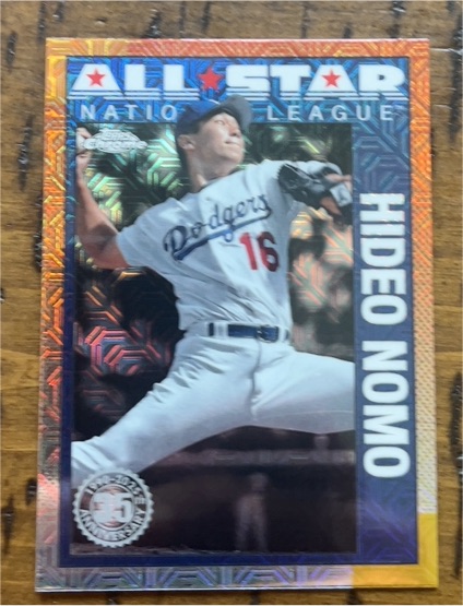 2025 Topps Series 2 #90ASC-42 Hideo Nomo Silver Pack Mojo — front