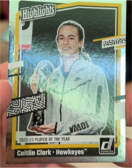 2024 Panini Donruss #H13 Caitlin Clark Highlights — front