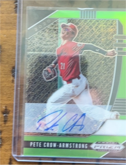 2020 Panini Prizm Draft Picks #PDP19 Pete Crow-Armstrong — front