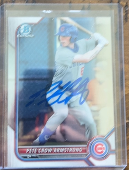 2021 Bowman Chrome Pete Crow-Armstrong — front