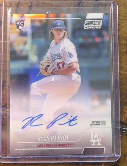 2022 Topps Stadium Club Chrome #SSCUA-RPE Ryan Pepiot — front