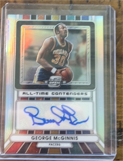 2022-23 Panini Contenders Optic All-Time Contenders #All-Time Contenders George McGinnis — front