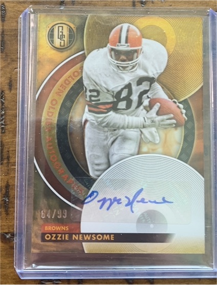 2023 Panini Gold Standard Golden Oldies #GO-OZ Ozzie Newsome — front