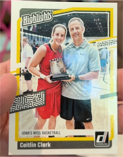 2024 Donruss Caitlin Clark Collection Highlights #H4 — front