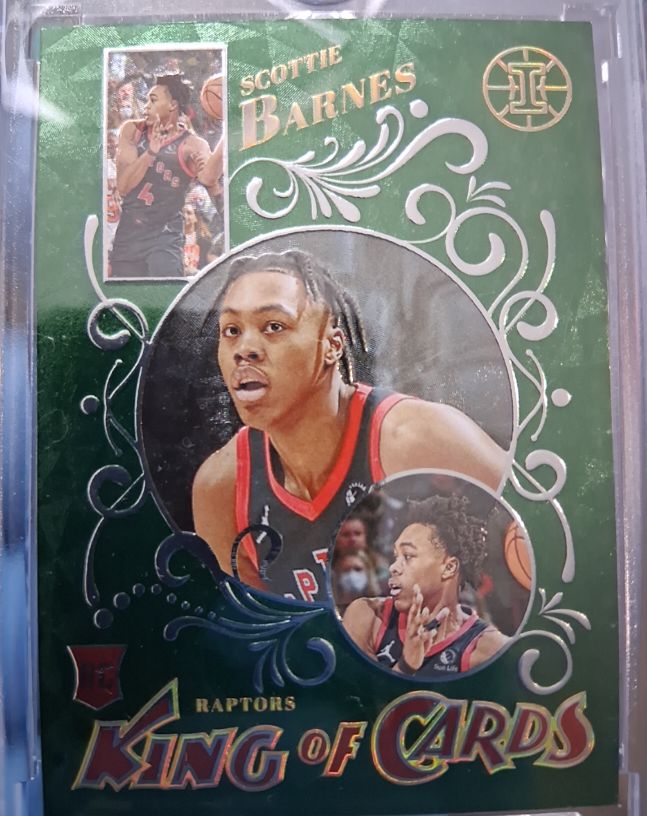 2021-22 Panini Illusions #27 Scottie Barnes King of Cards — front
